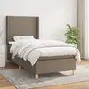 Image de vidaXL Sommier + matelas 90x190 cm - Taupe