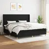 Image de vidaXL Sommier à lattes avec matelas - Noir