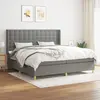 Image de vidaXL Sommier à lattes de lit 200x200cm - Gris foncé