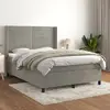 Image de vidaXL Sommier à lattes de lit 140x200 cm - Gris clair