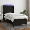 Image de vidaXL Sommier à lattes avec matelas LED