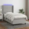 Image de VIDAXL Sommier à lattes LED gris