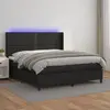 Image de VIDAXL Sommier LED - Similicuir 180x200 cm