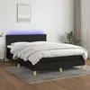 Image de VIDAXL Sommier tapissier avec LED - Noir