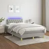 Image de VidaXL Sommier à lattes LED - Gris clair
