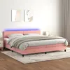 Image de VIDAXL Sommier à lattes avec matelas - Rose