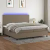 Image de VIDAXL Lit VidaXL 200x200 cm - Taupe