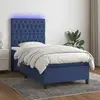 Image de VIDAXL Sommier matelas LED 90x200 - Bleu