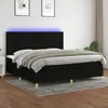 Image de VidaXL Sommier et matelas 200 x 200 cm - Noir