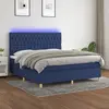 Image de vidaXL Sommier LED 180x200 cm - Bleu