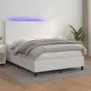 Image de Vidaxl Sommier à Lattes avec Matelas - Blanc 140x190 cm