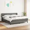 Image de Sommier vidaXL - Gris foncé 160x200 cm