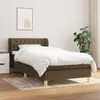 Image de VIDAXL Sommier à lattes avec matelas 100x200 cm - Marron foncé