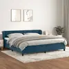 Image de VIDAXL Sommier bleu velours