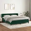 Image de vidaXL Sommier à lattes de lit avec matelas 180x200cm - Vert foncé