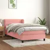 Image de VIDAXL Sommier à lattes avec Matelas Rose