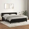 Image de VIDAXL Sommier Velours Noir - 180x200 cm