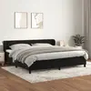 Image de VIDAXL Sommier à lattes avec matelas - Noir