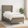 Image de vidaXL Sommier + matelas 90x190 cm - Taupe