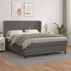 Image de vidaXL Sommier à lattes && Matelas - Gris