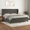 Image de vidaXL Sommier à lattes et matelas Velours - 200x200 cm