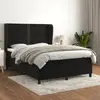 Image de VIDAXL Sommier et Matelas Noir - 140x190 cm