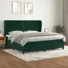 Image de vidaXL Sommier à lattes de lit 200x200 cm - Velours Vert Foncé