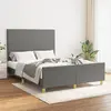 Image de vidaXL Gris foncé - 140x190 cm