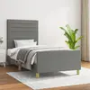 Image de VIDAXL Cadre de lit 90x190 - Gris foncé