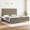 Image de vidaXL Cadre de lit Tissu - 180x200 cm