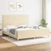 Image de VIDAXL Cadre de lit sans matelas 180x200 cm Crème