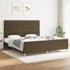 Image de VIDAXL Cadre de lit 180x200 - Marron foncé