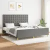 Image de titulo: Vidaxl marquito de cama - gris oscuro 160x200 cm