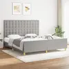 Image de vidaXL Cadre de lit 180x200 cm - Gris clair