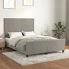 Image de VIDAXL Cadre de lit sans matelas - Gris clair 140x200 cm
