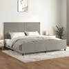 Image de vidaXL Cadre de lit sans matelas velours - Gris clair 200x200 cm