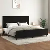Image de VIDAXL Cadre de Lit Sans Matelas Velours 200x200 cm - Noir