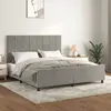 Image de Vidaxl Cadre de Lit sans Matelas - Gris Clair 160x200 cm Velours