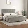 Image de VIDAXL Cadre de lit velours - Gris clair