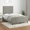 Image de VIDAXL Cadre de lit en velours - Gris clair