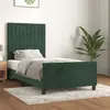 Image de vidaXL Cadre de lit - Vert foncé