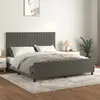 Image de VidaXL Cadre de lit Gris foncé 180x200 cm - Velours