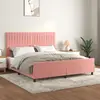 Image de vidaXL Cadre de lit sans matelas - Velours Rose