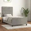 Image de VIDAXL Cadre de lit sans matelas - Gris clair