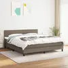 Image de VIDAXL Sommier à lattes taupe 180x200 cm