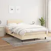 Image de vidaXL Sommier à lattes avec matelas 120x200 cm - Crème