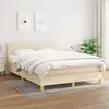 Image de VIDAXL Sommier à lattes avec matelas - Crème