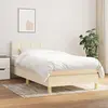 Image de VidaXL Sommier à lattes et matelas crème