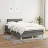 Image de vidaXL Sommier tapissier - Gris foncé
