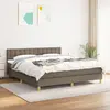 Image de VidaXL Lit avec matelas 180x200 - Taupe